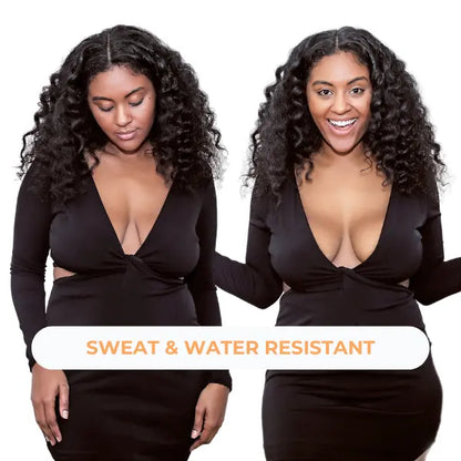SNOWY Adhesive Bra Inserts – Instant Bust Lift & Volume, Washable Reusable Breast Pads, Invisible Under Clothes