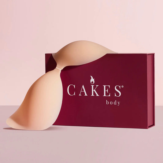 CAKES Silicone Push-Up Bra – Seamless Invisible Support, Reusable Body Bra for Strapless & Backless Outfits